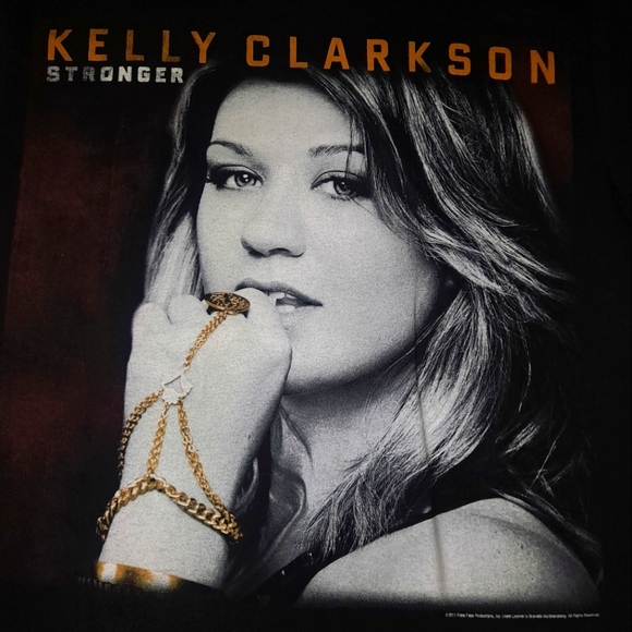 Vintage Kelly Clarkson 2012 Concert Tour T-shirt Women's Small Blk Collector's - Picture 7 of 9